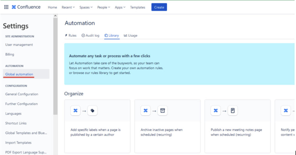 What is confluence automation?